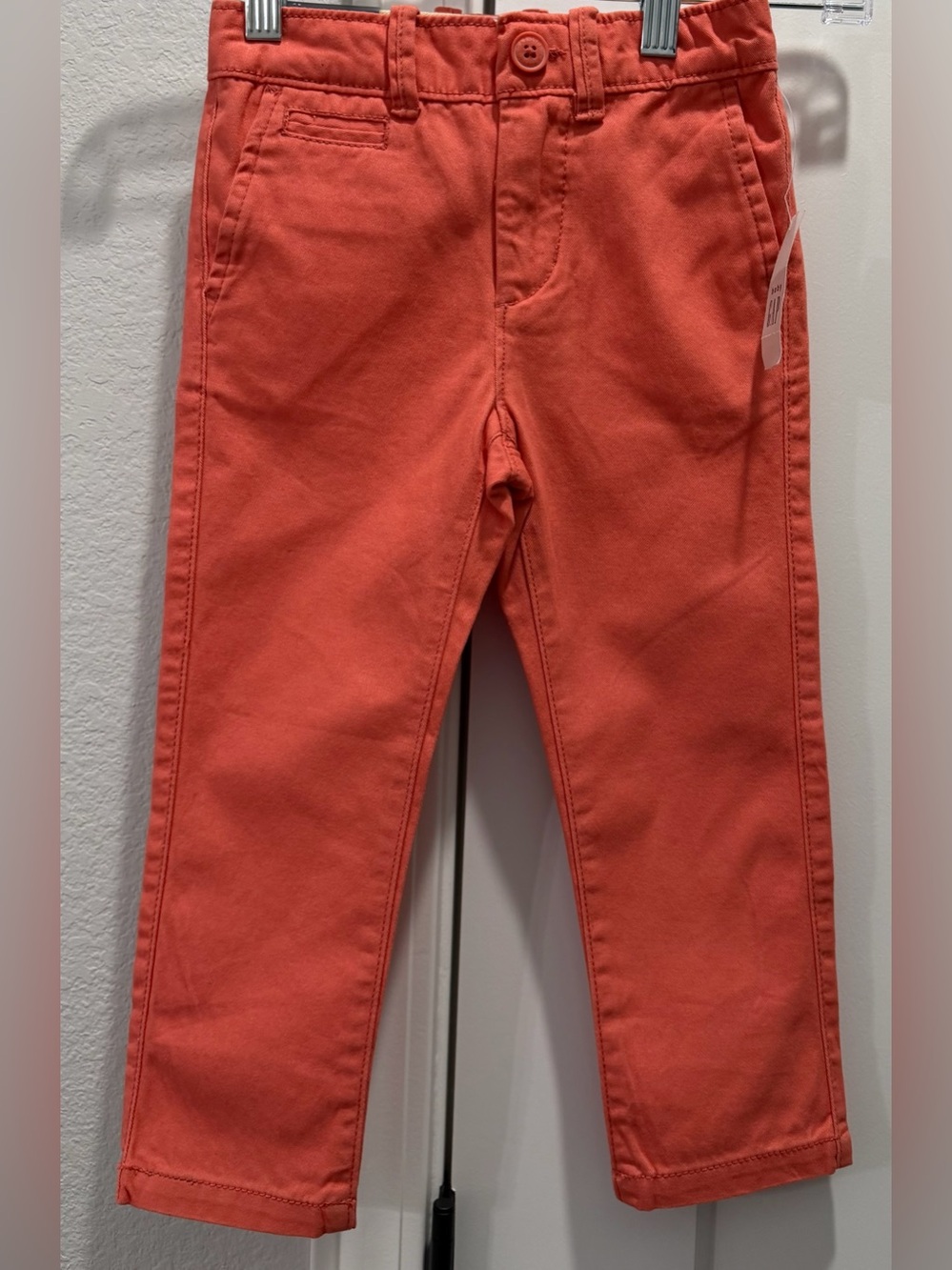 GAP Orange Pull-On Toddler Adjustable Waist Pants Pockets Belt Loops 3T